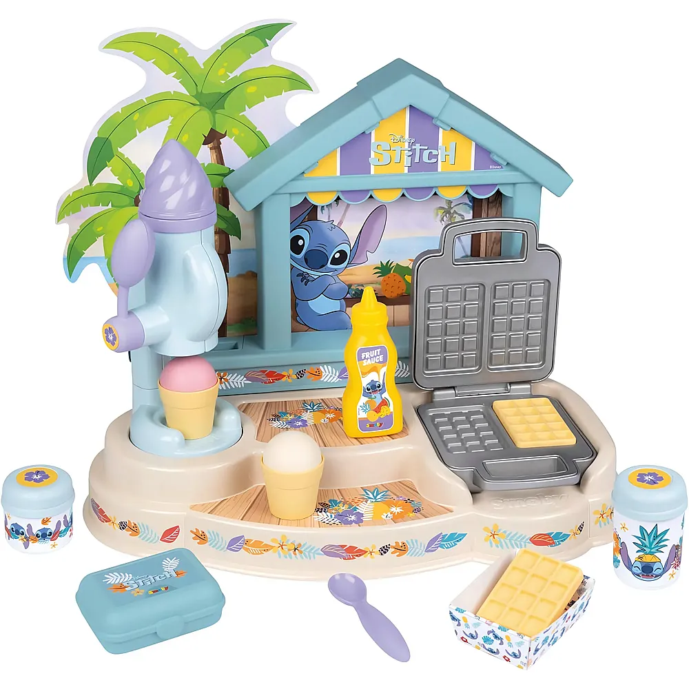 Smoby Lilo & Stitch Stitch Strandbar mit Zubeh�r 12Teile
