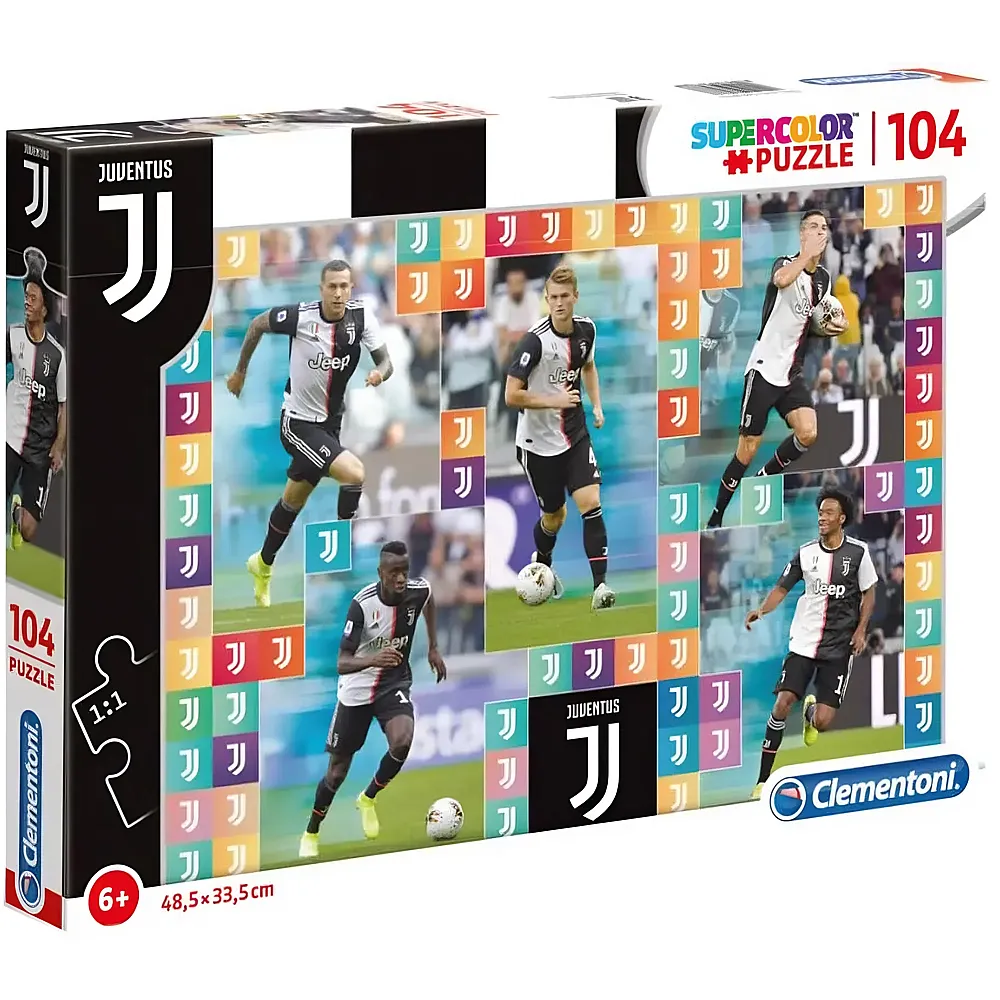 Clementoni Puzzle Supercolor Juventus - 104 Teile