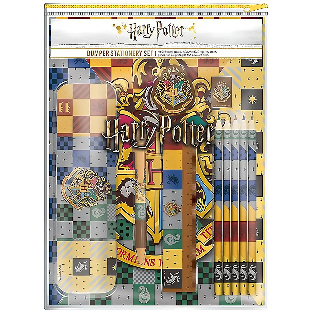 Pyramid Harry Potter House Crests Schreibset | Schule & Kindergarten