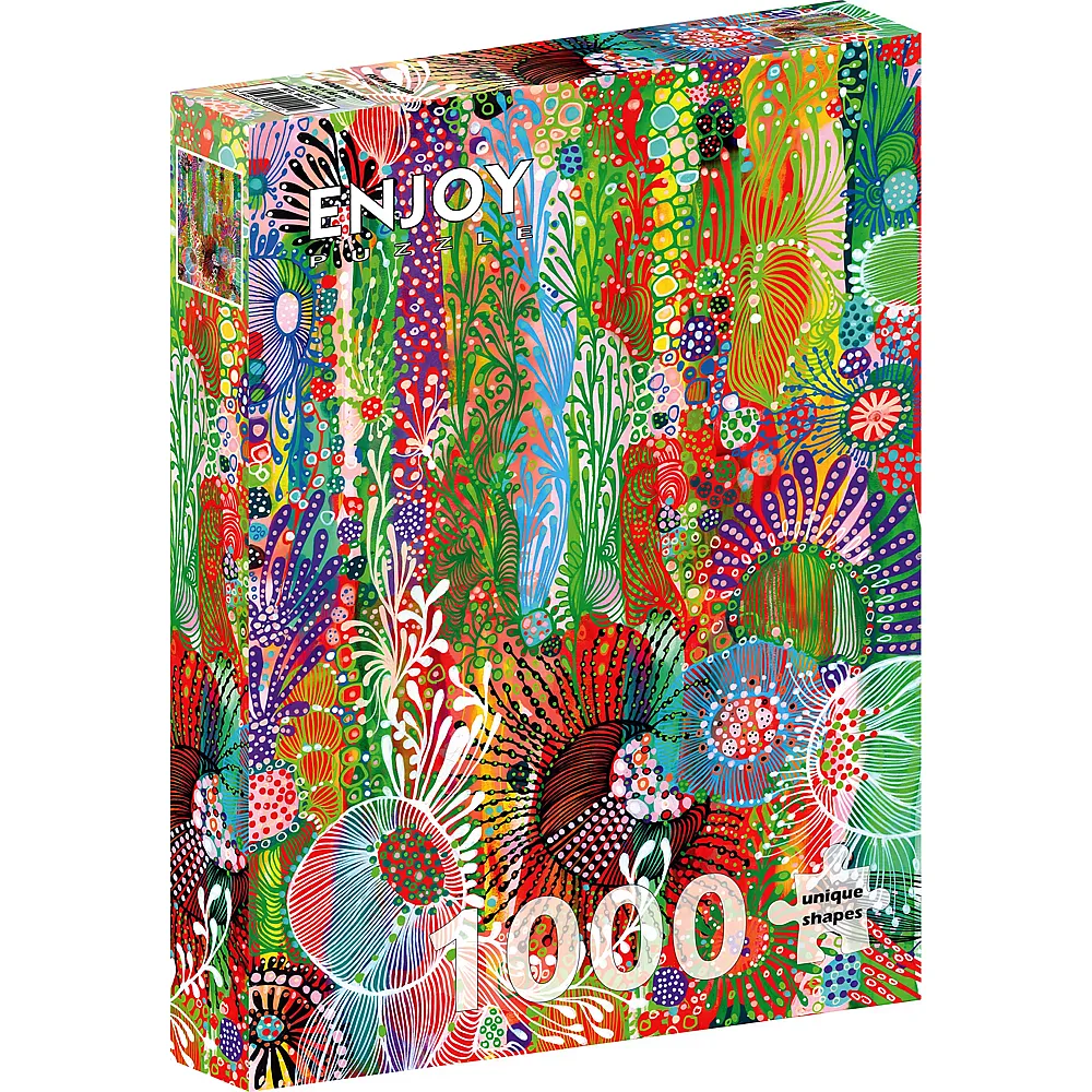 Enjoy Puzzle Floral Curtain - 1000 Teile