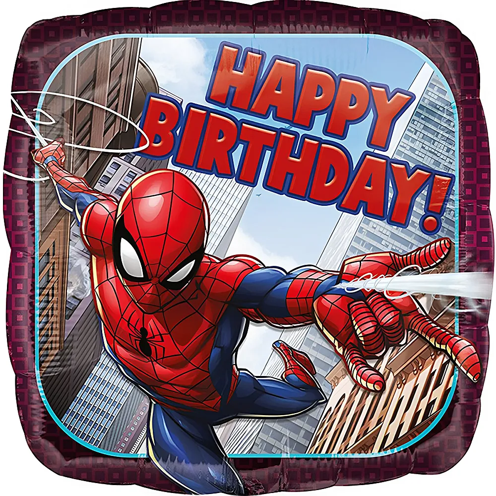 Amscan Folienballon Spiderman Happy Birthday | Kindergeburtstag
