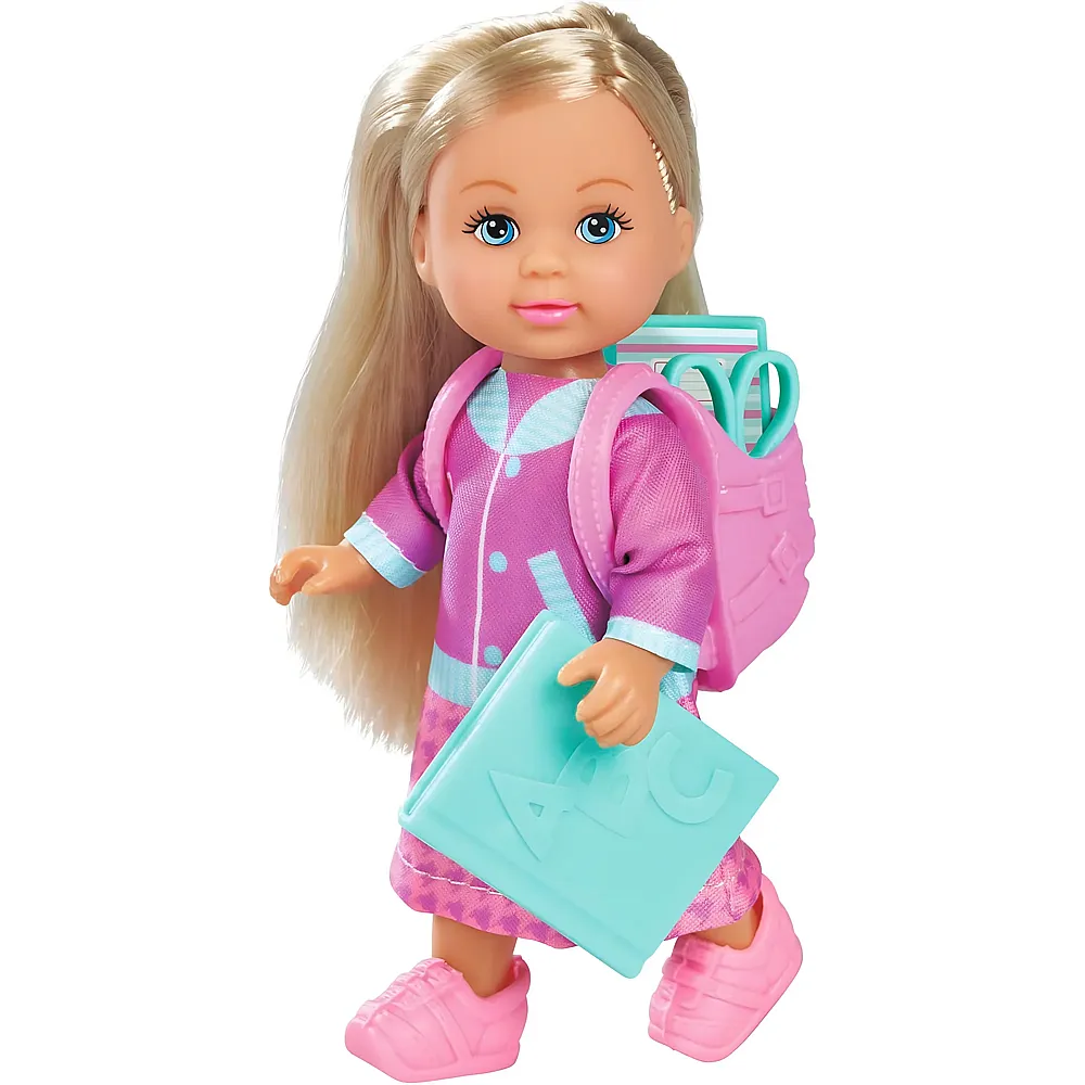 Simba Evi Love Spielpuppe mit College Jacke und Rucksack