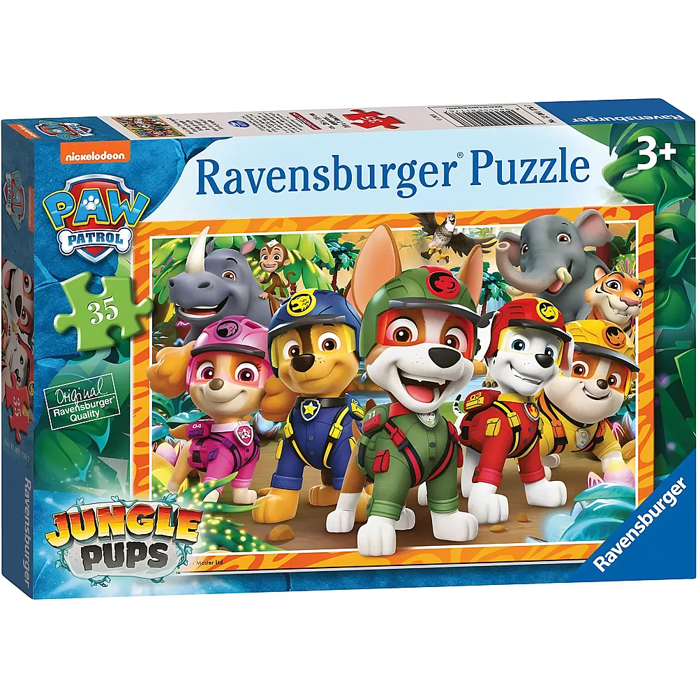 meinspielzeug - Ravensburger Puzzle Paw Patrol Jungle Pups - 35 Teile | Puzzle 10-104 Teile