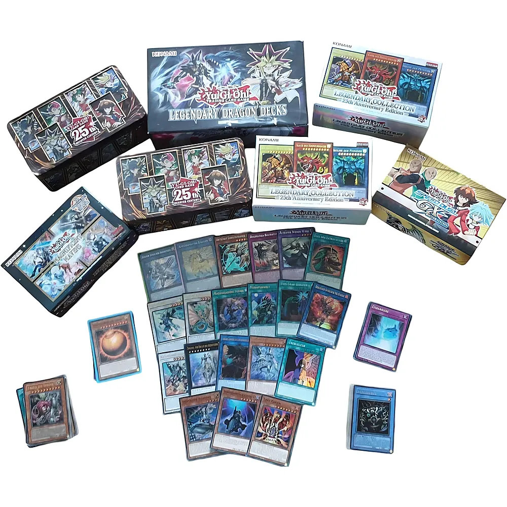 Konami Yu-Gi-Oh 100 gemischte Karten DE