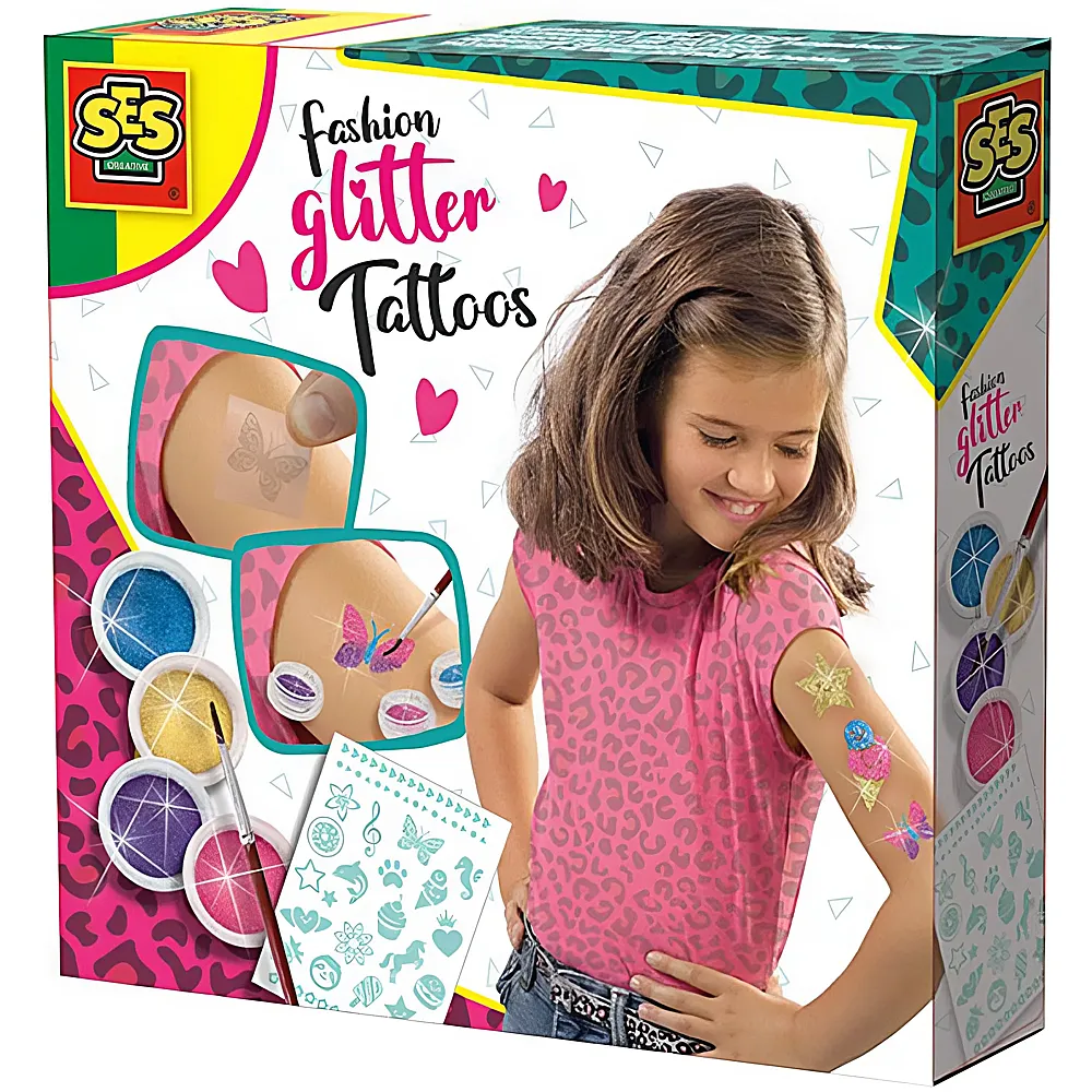 SES Kreativ Fashion Glitter Tattoos