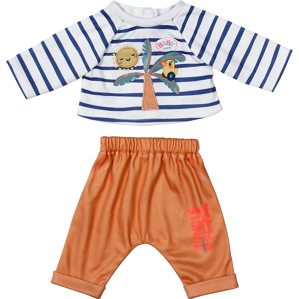 Zapf Creation Baby Born Outfit Palmen - 43 cm | Puppenkleider