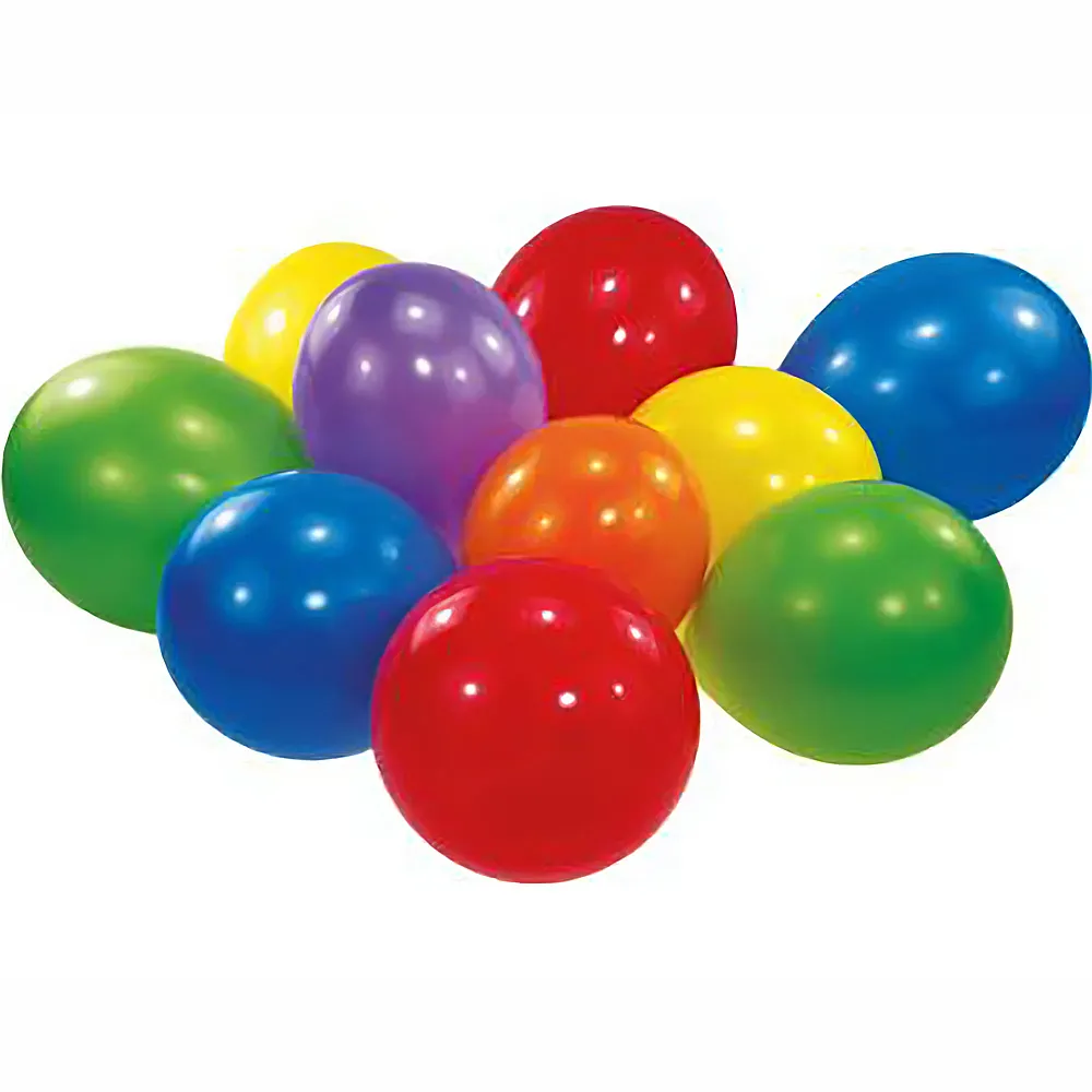 Riethmller Ballone Regenbogenfarben in Beutel 10Teile | Kindergeburtstag