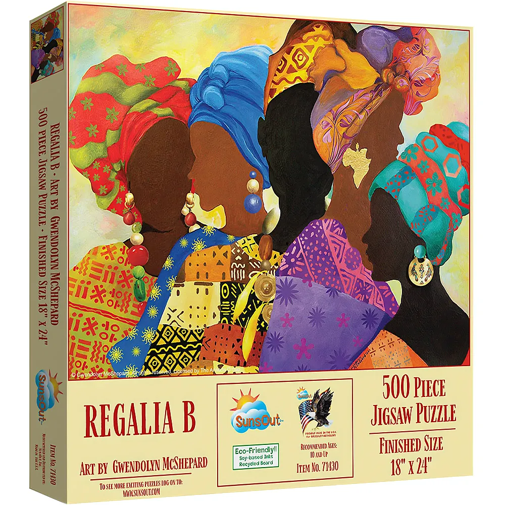 SunsOut Puzzle Gwendolyn McShepard Regalia B 500Teile