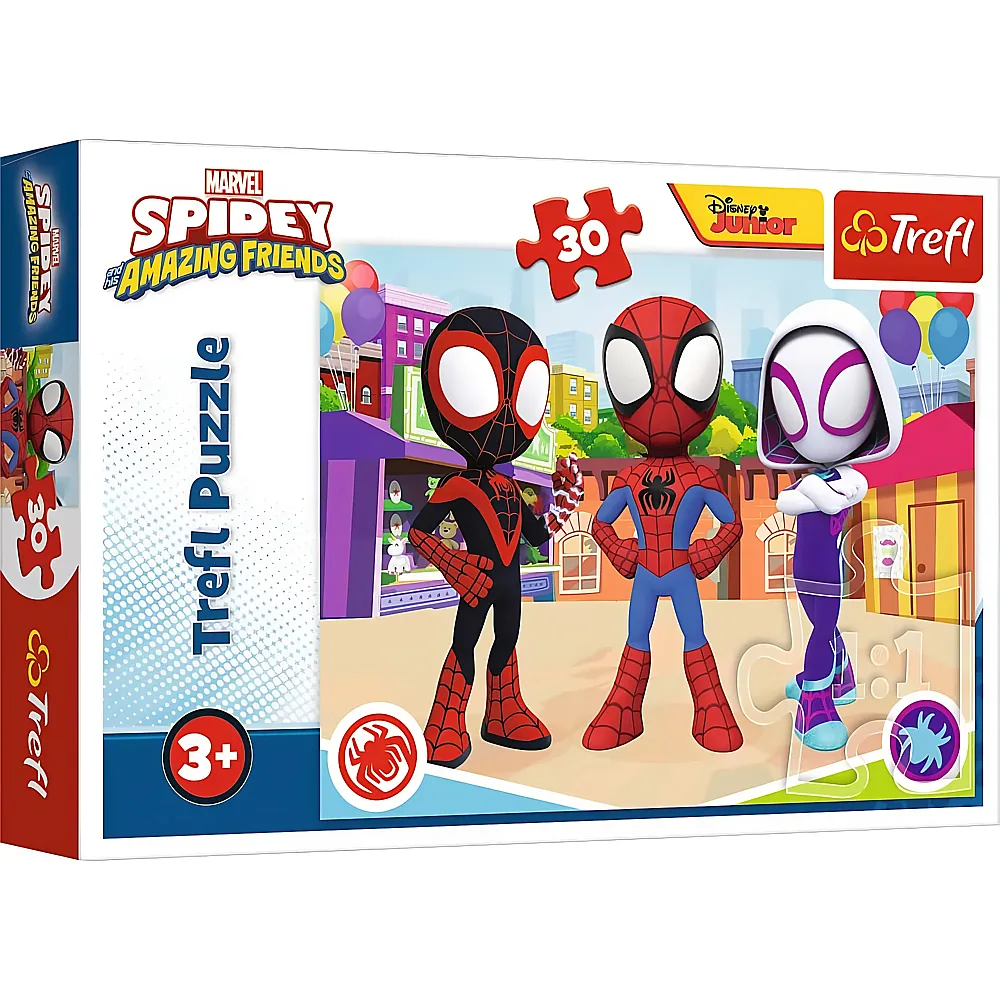 meinspielzeug - Trefl Puzzle Spidey and his Amazing Friends 30Teile Marvel | Puzzle 10-104 Teile