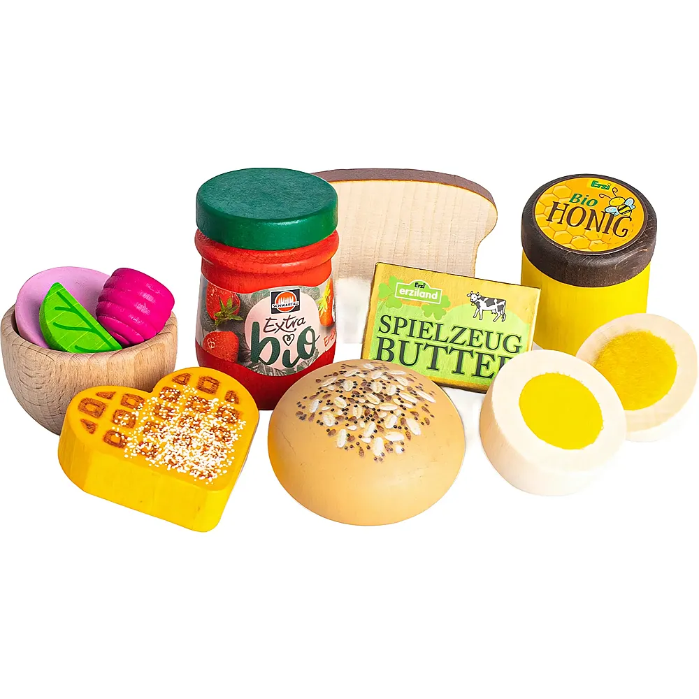Erzi Spiel Set Fr�hst�ck Sortiment - 13 Teile