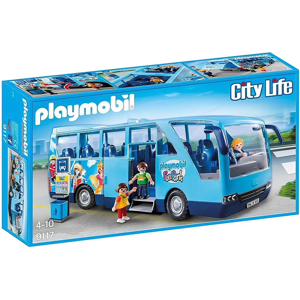 PLAYMOBIL City Life Schulbus, Fun Park 9117