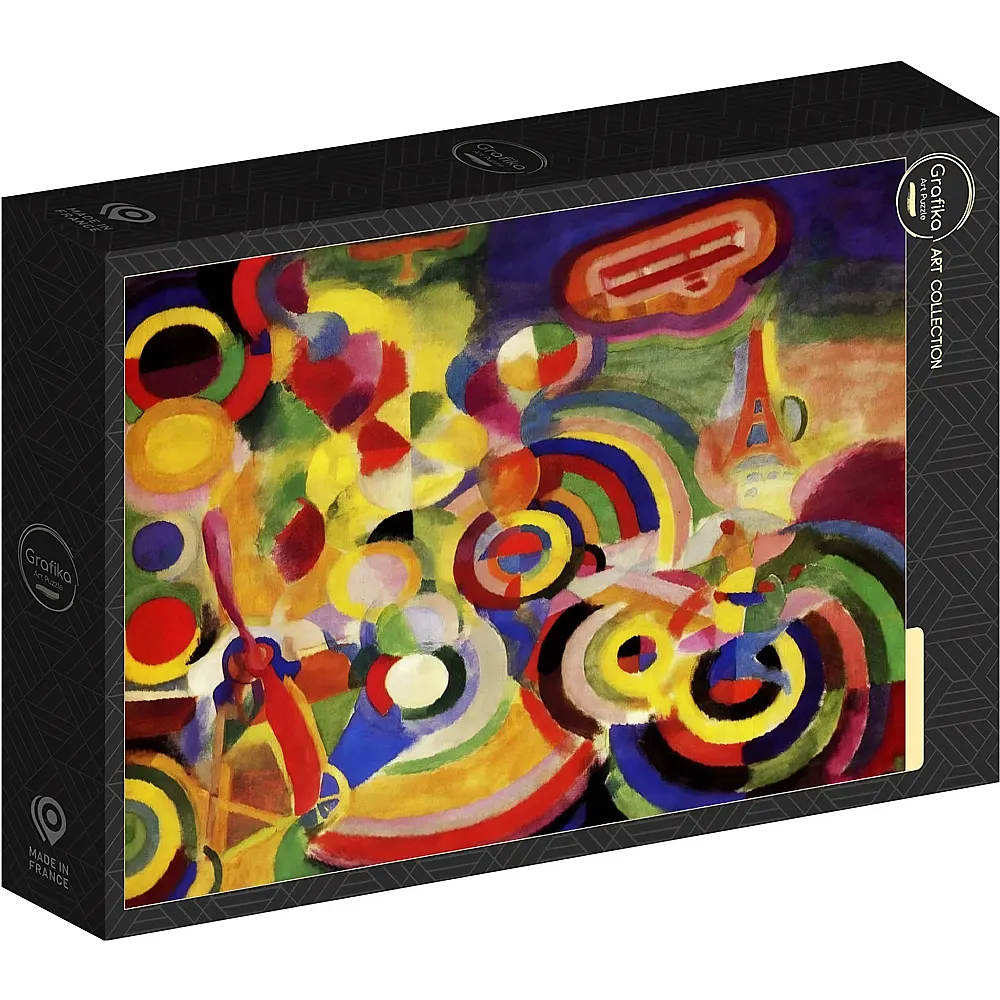 Grafika Puzzle Art Collection Robert Delaunay: Hommage � Bl�riot, 1914 - 1000 Teile