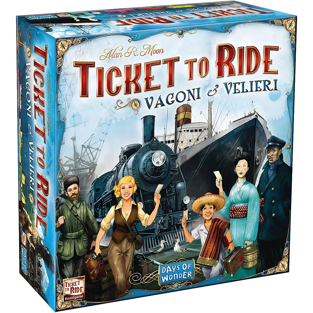 Days of Wonder Ttr Ticket TO Ride Vagon & Velieri IT