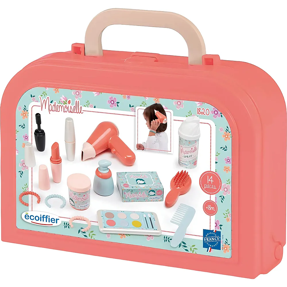 Ecoiffier Kosmetikkoffer Mademoiselle 14Teile