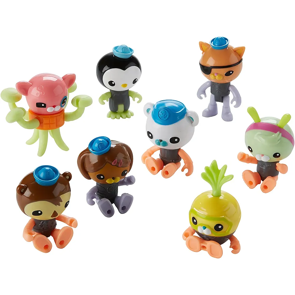 Fisher-Price Octonauts Octo Glow Crew Pack - Aktionsfigur-Set - Playset - Spielzeug - Little Kid - 14494867031