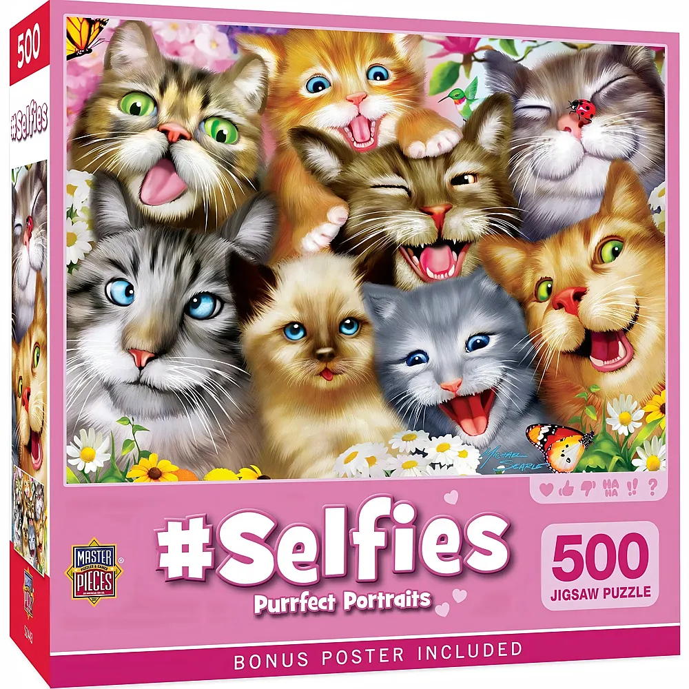 Master Pieces Puzzle Selfies Perfekte Portraits - 500 Teile