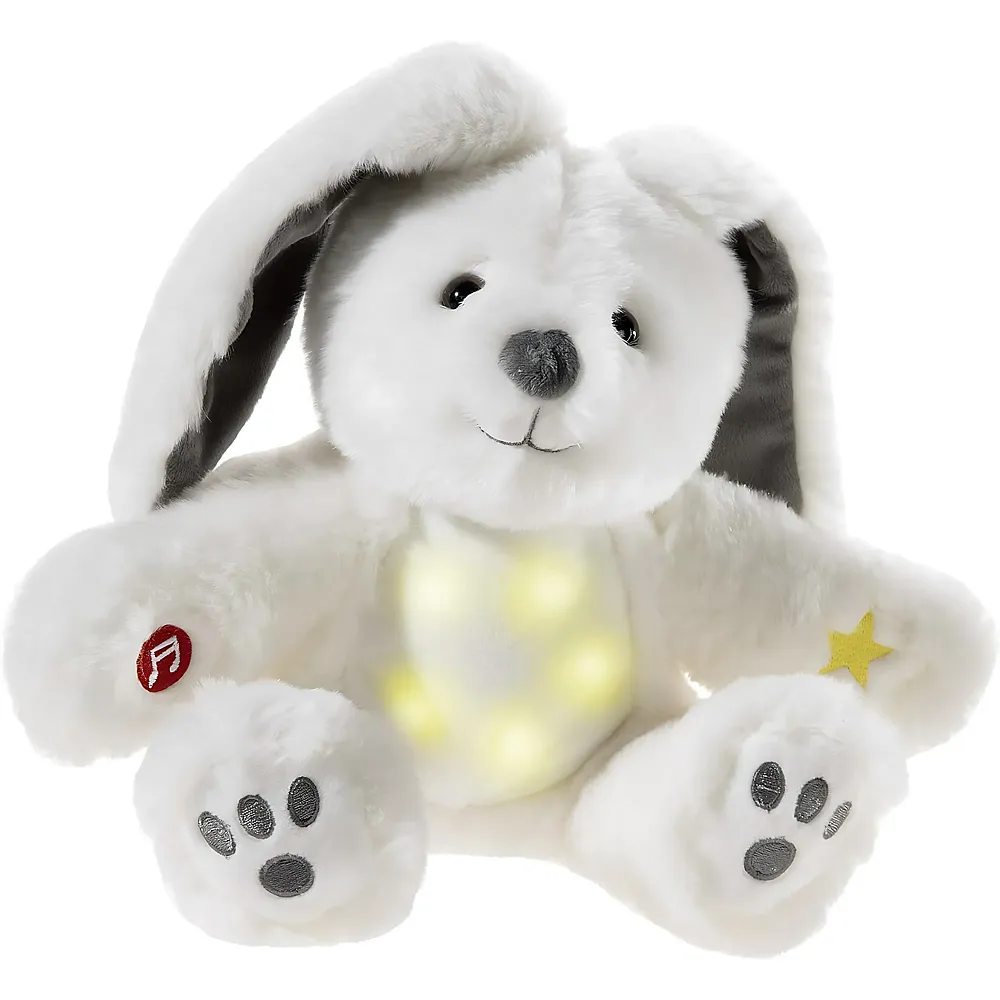 Heunec MusiLEDi Hase mit Musik und Nachtlicht - 20 cm - Hasen Pl�sch