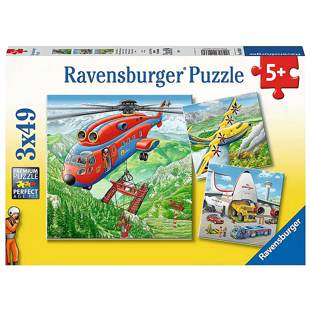 Ravensburger Puzzle ber den Wolken 3x49
