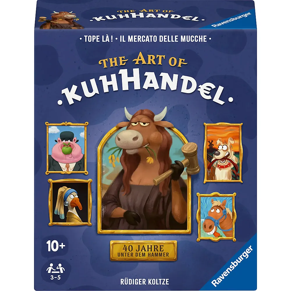 meinspielzeug - Ravensburger Spiele The Art of Kuhhandel - Mehrsprachig | Kartenspiele