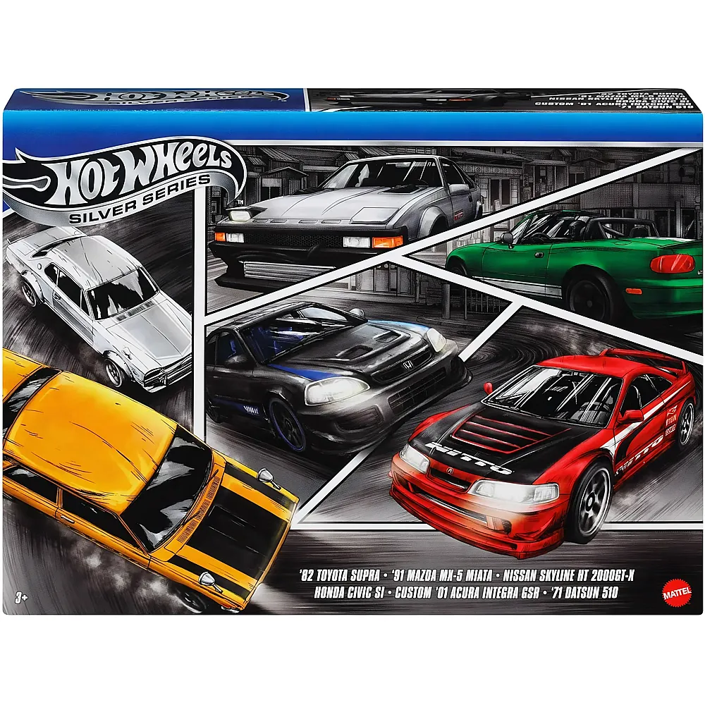 Hot Wheels 6er-Pack Streets of Japan - 1:64