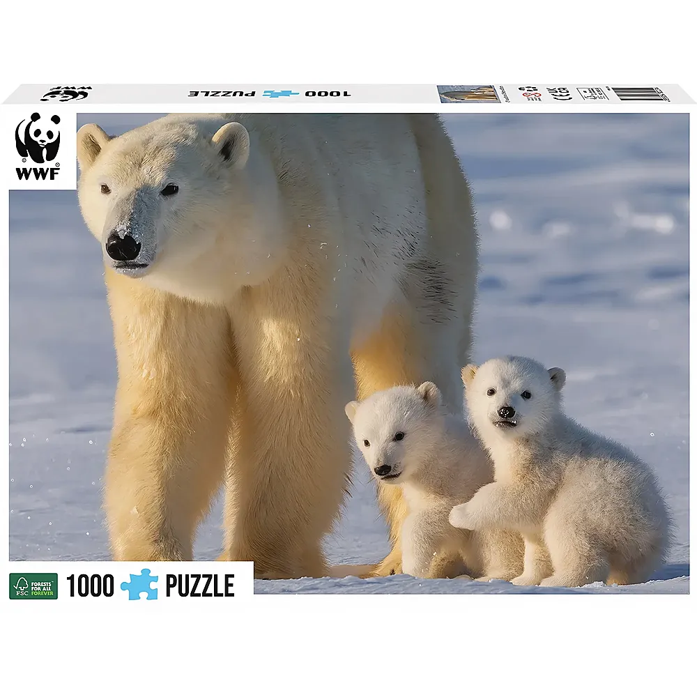 Ambassador Puzzle WWF Polarbren 1000Teile