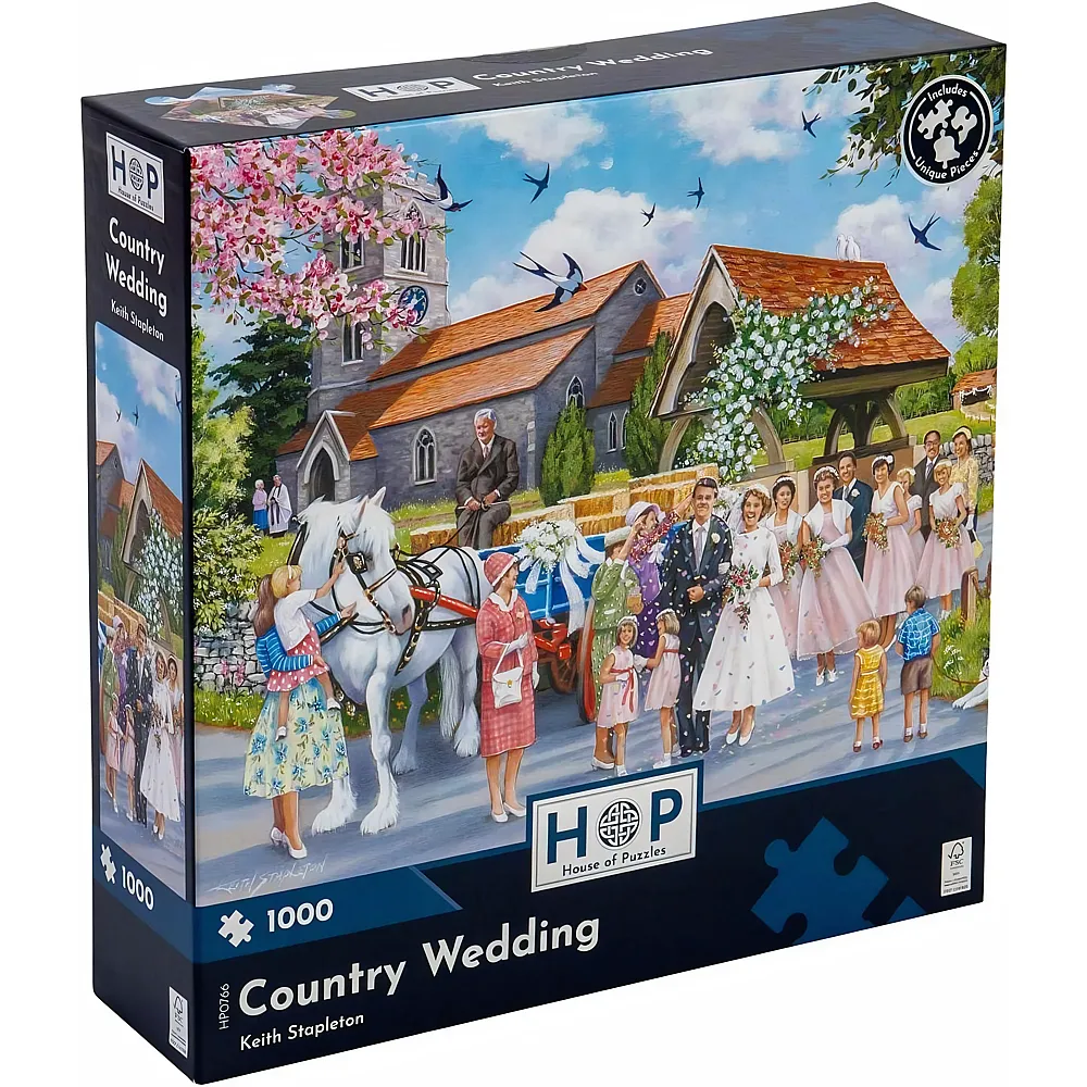 HOP - House of Puzzles Country Wedding 1000Teile