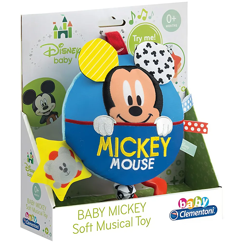 Clementoni Baby Mickey Mouse Soft Musikdose | Spieluhren