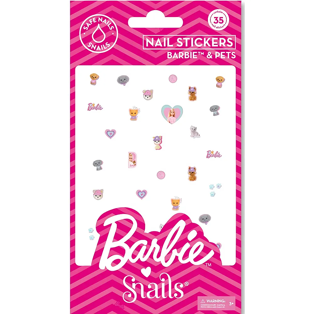 Snails Nagelsticker Barbie Pets - 35 Teile | Frisieren und Kosmetik