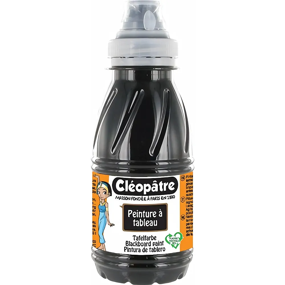 Cleopatre Peinture  Tableau - Tafelfarbe 250ml Schwarz