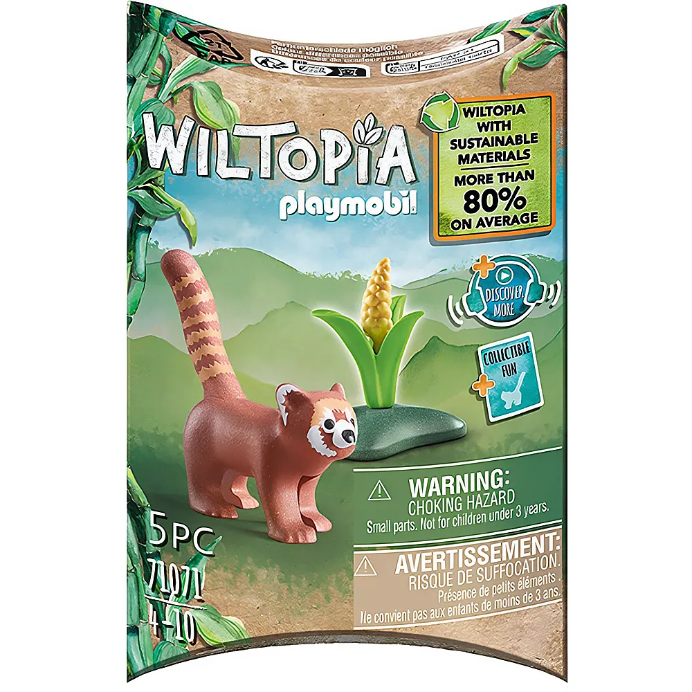 PLAYMOBIL Wiltopia Roter Panda 71071