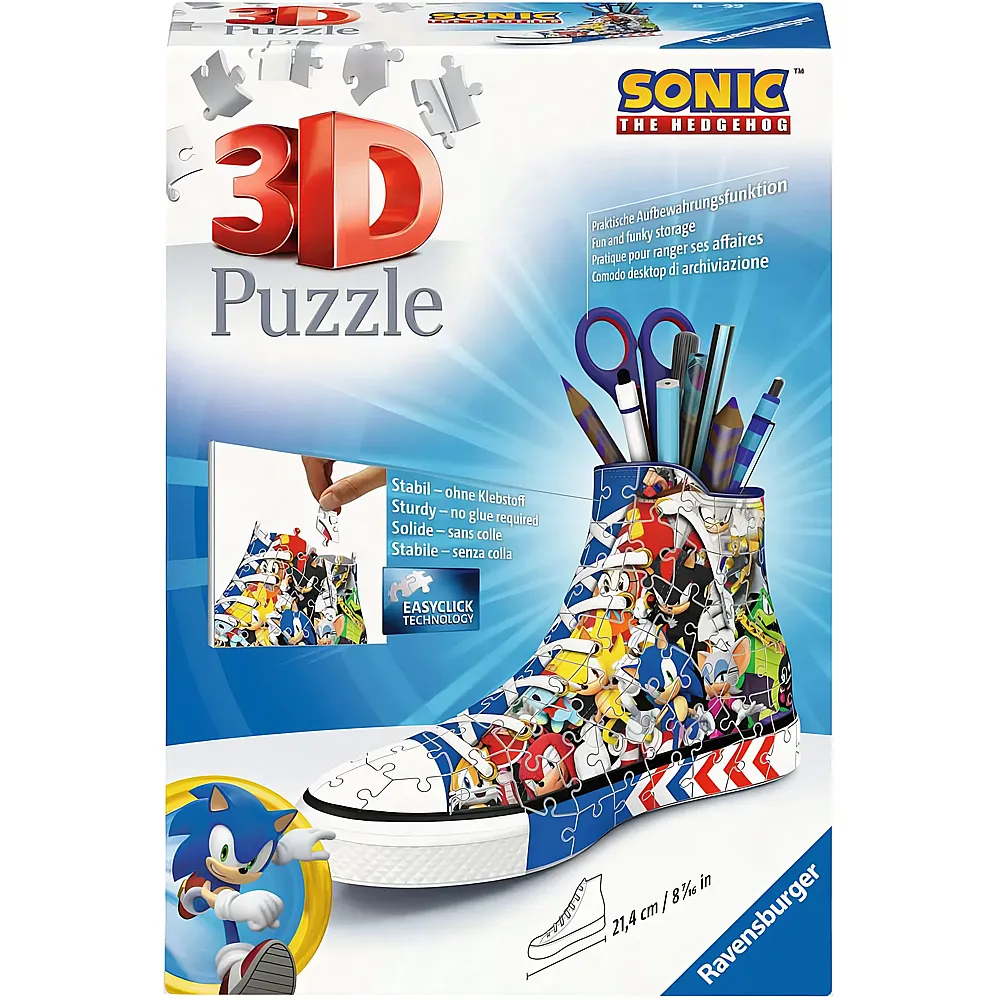 Ravensburger Puzzle Sneaker Sonic the Hedgehog 108Teile