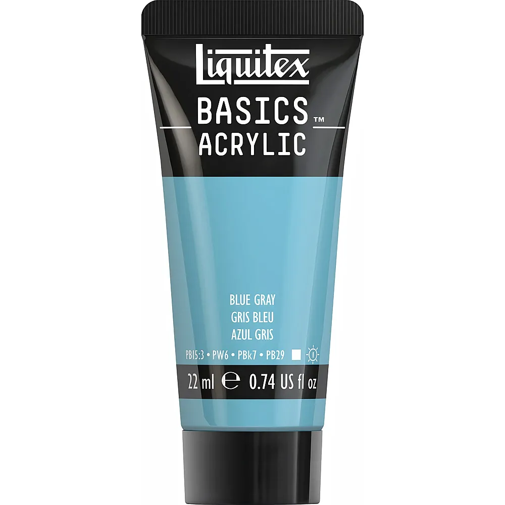 Liquitex Lqx Basics Acrylfarbe 22ml Tube Blaugrau - Suche
