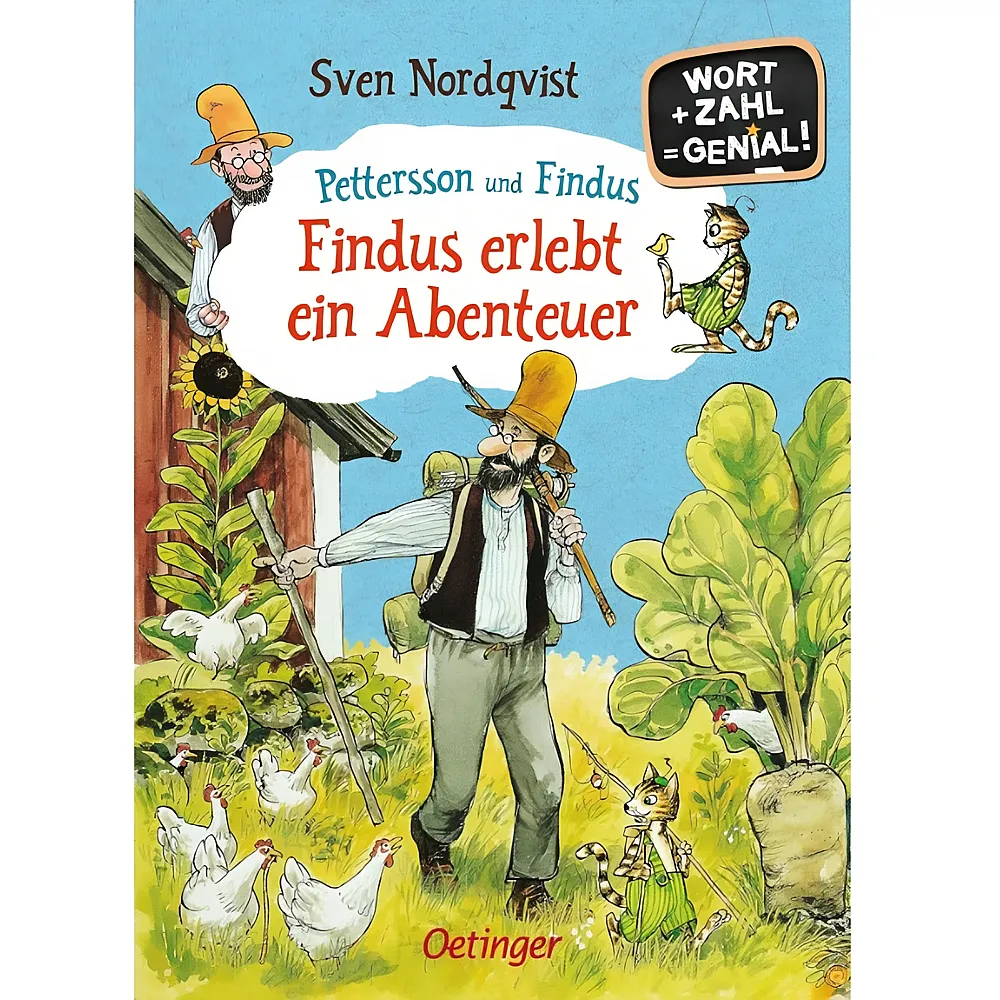 Oetinger Pettersson und Findus. Findus erlebt ein Abenteuer