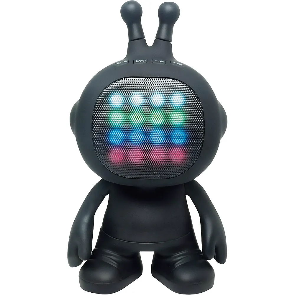 Lexibook iParty Roboterf�rmiger Lautsprecher TWS/Stereo mit Lichtern
