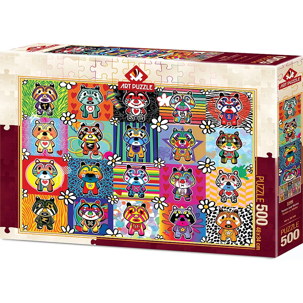 Art Puzzle Tantan and Momo 500Teile