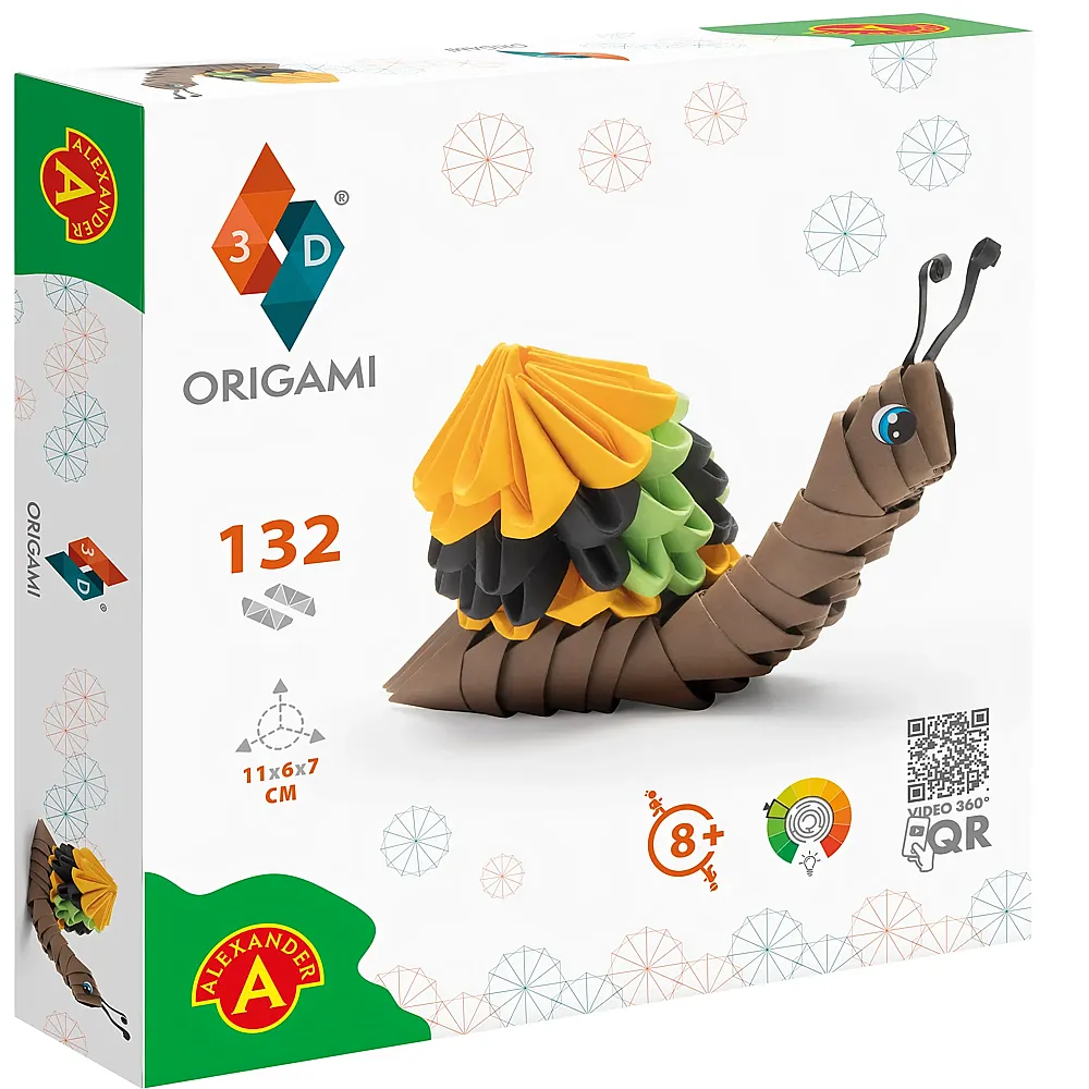 Alexander Origami Schnecke 132Teile