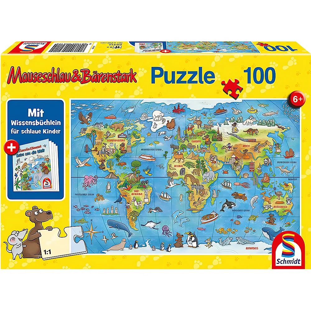 Schmidt Puzzle Reise um die Welt 100XXL