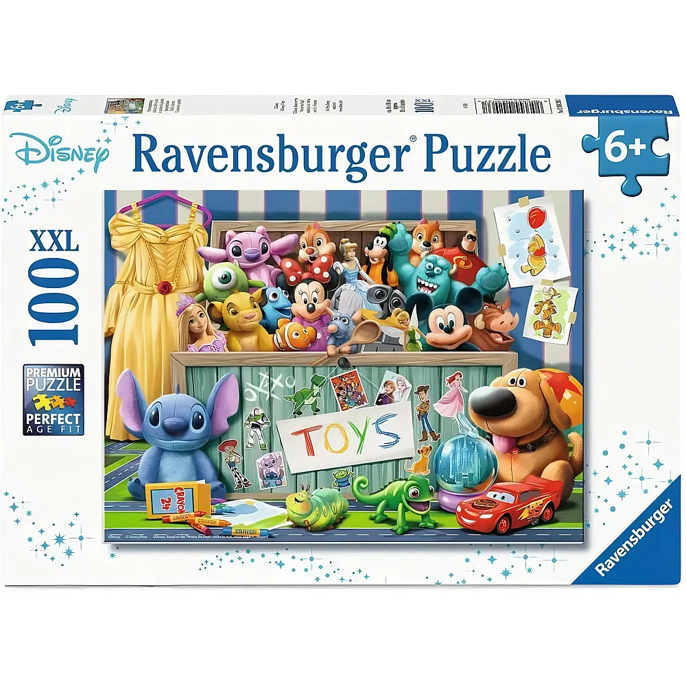 Ravensburger Puzzle Zauberhafte Spielzeugtruhe - 100 Teile