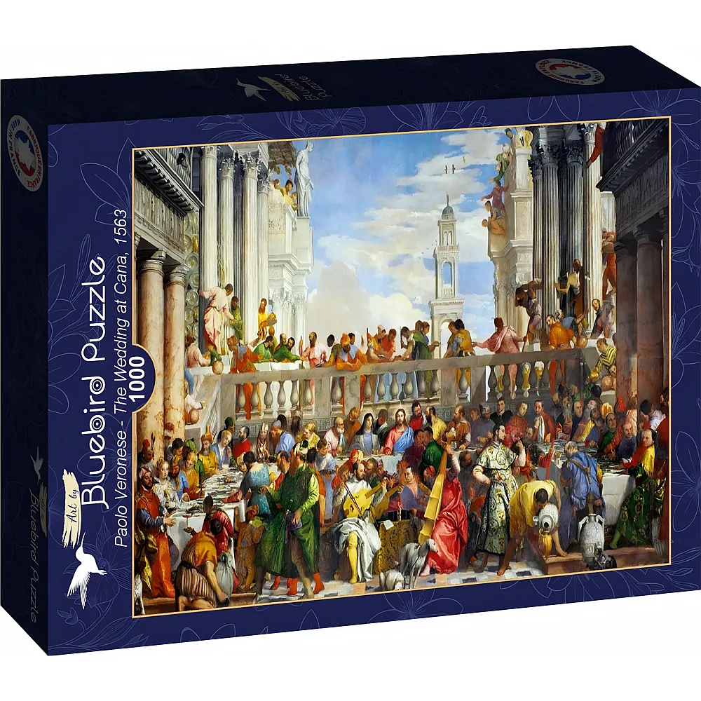 Bluebird Puzzle Paolo Veronese The Wedding at Cana, 1563 - 1000 Teile
