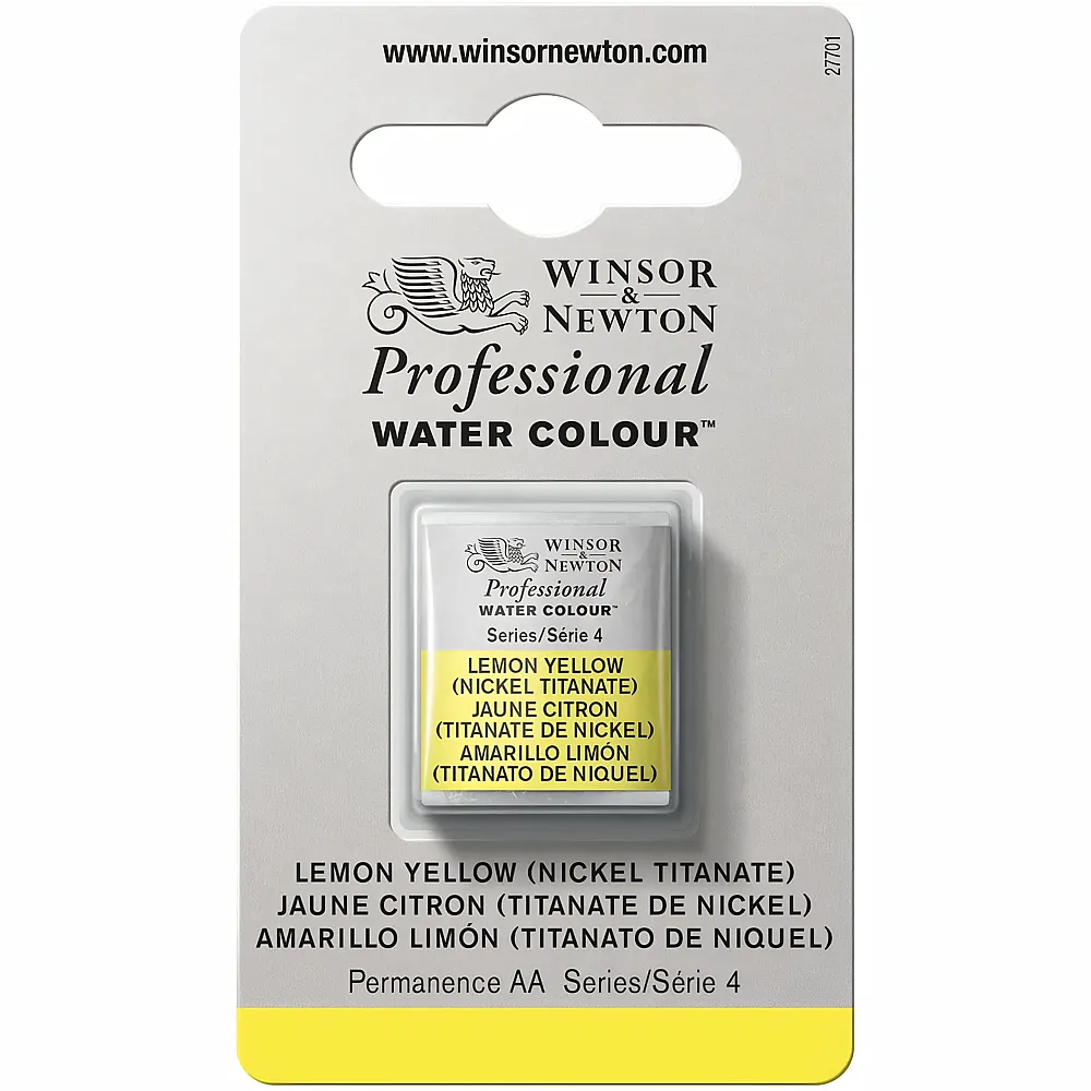 meinspielzeug - Winsor & Newton W&n Prof. Water Colour 1/2 Npfchen Zitronengelfb nickeltit