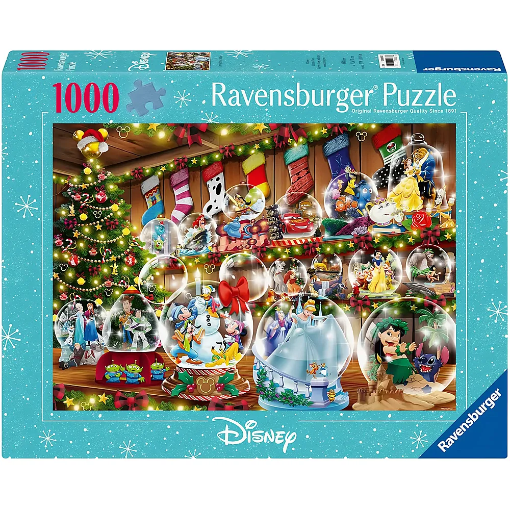 Ravensburger Puzzle Disneys Schneekugelparadies 1000Teile