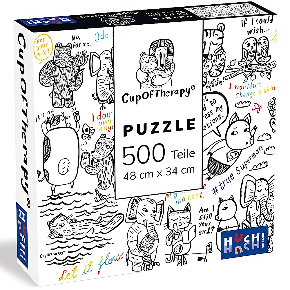 HUCH Puzzle Cup of Therapy 500Teile