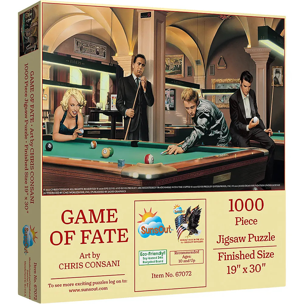 SunsOut Puzzle Chris Consani Game of Fate - 1000 Teile