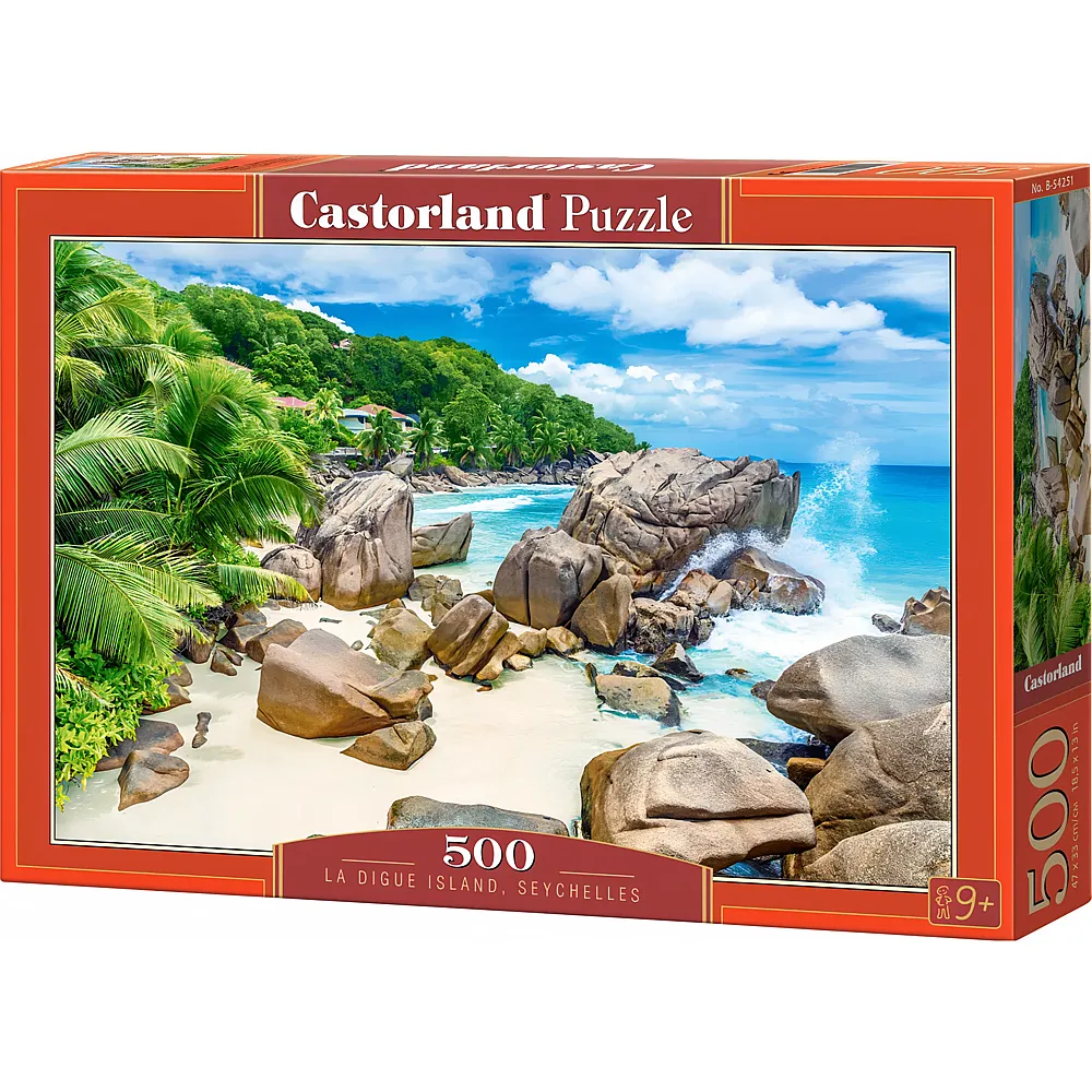 Castorland Puzzle La Digue Island, Seychelles 500Teile