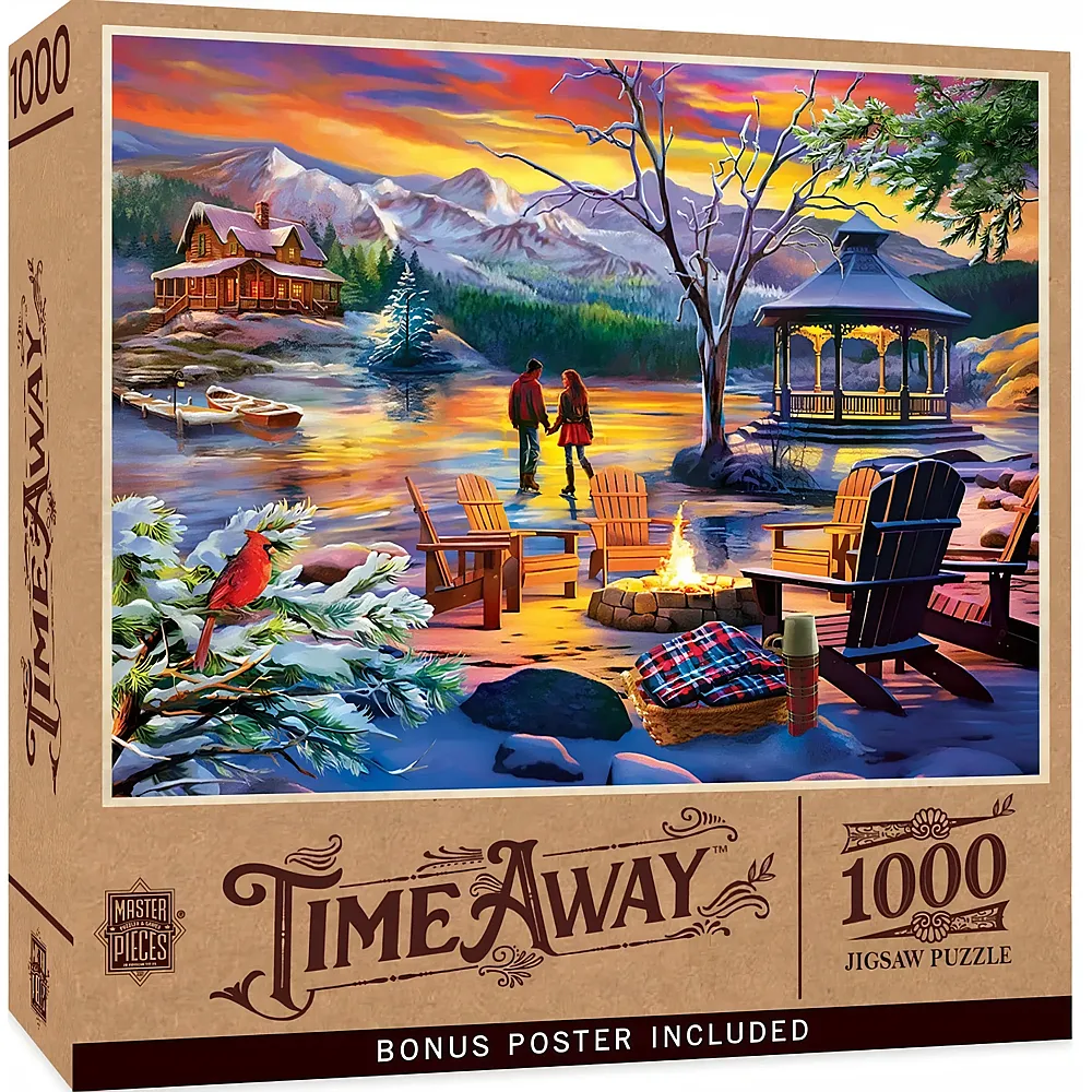 Master Pieces Puzzle Time Away Eisige Harmonie 1000Teile