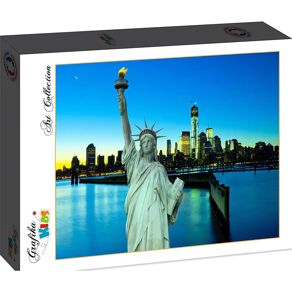 Grafika Puzzle Art Collection Grafika Kids New York City at Night, USA - 12 Teile