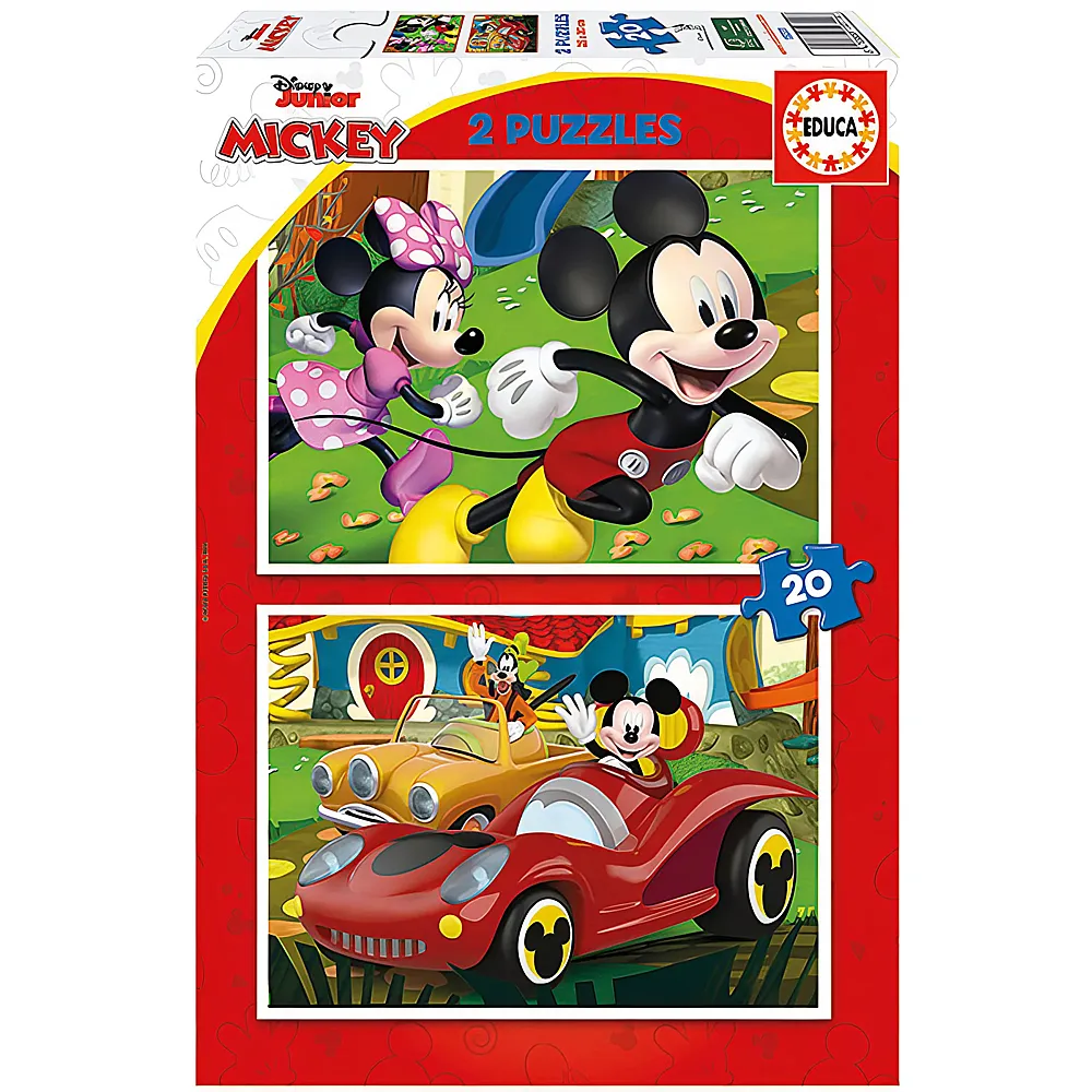 Educa Puzzle Mickey Mouse Funhouse 2x20