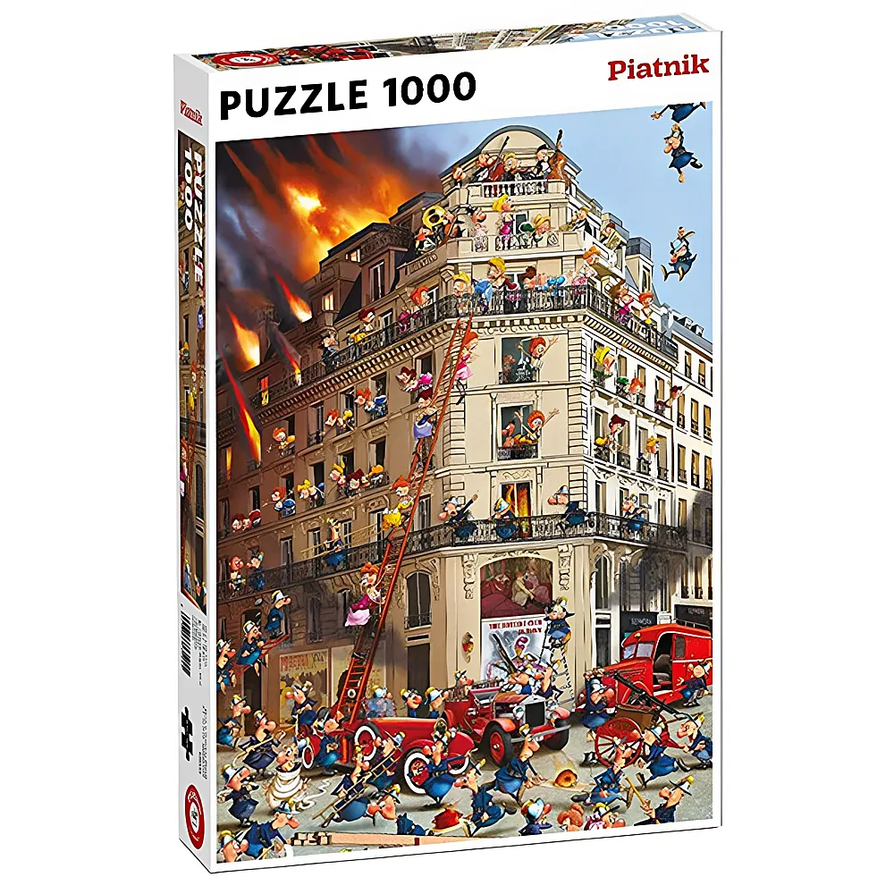Piatnik Puzzle Francois Ruyer Feuerwehr 1000Teile