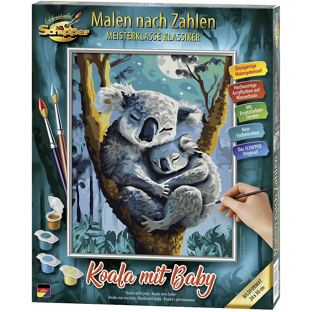 Schipper Tiermotive Malen nach Zahlen Koala mit Baby