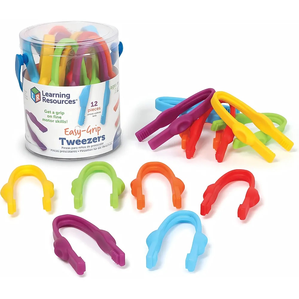 Learning Resources Greiffreundliche Pinzette - 12 Teile | Lernmittel